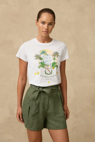Monte & Lou Tennis Club Tee 5154ML