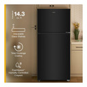 Whirlpool® 28-inch Wide Top Freezer Refrigerator with Total Coverage Cooling- 14 Cu. Ft. WRTX3314TB