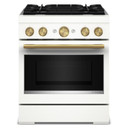 KitchenAid® 30-Inch 4 Burner Commercial-Style Dual Fuel Range with No Preheat Air Fry Mode KFDS930SPL