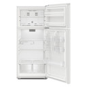 Whirlpool® 28-inch Wide Top-Freezer Refrigerator - 16.6 Cu. Ft. WRTX5328PW