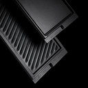 Maytag® 30-Inch Electric Cooktop with Reversible Grill and Griddle MEC8830HS