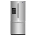 Maytag® 30-Inch Wide French Door Refrigerator with Exterior Water Dispenser- 20 Cu. Ft. MFW2055FRZ