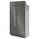 Kitchenaid® 25.5 Cu Ft. 42" Built-In Side-by-Side Refrigerator with Panel-Ready Doors KBSN702MPA