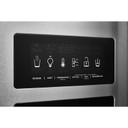 Kitchenaid® 22.6 cu ft. Counter-Depth Side-by-Side Refrigerator with Exterior Ice and Water and PrintShield™ finish KRSC703HPS