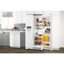 Amana® 33-inch Side-by-Side Refrigerator with Dual Pad External Ice and Water Dispenser ASI2175GRW
