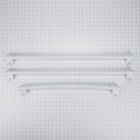French Door Refrigerator Handle Kit, White W10716725
