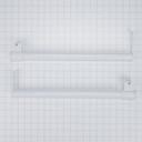 Refrigerator Top Freezer Handle Kit, White W10721892