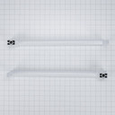 Refrigerator Top Freezer Handle Kit, White W10721892