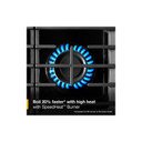 Whirlpool® 30-inch Gas Range with Air Fry and Air Baking, Self Cleaning, Rapid Preheat 5.0 CuFt Capacity WFGS5030RB
