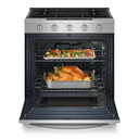 Whirlpool® 30-inch Smart Slide In Gas Range with True Convection, No Preheat Air Fry, Steam/Self Clean and High Speed Preheat WSGS7530RV