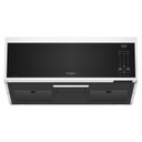 Whirlpool® 1.1 cu. ft. Smart Low Profile Microwave Hood Combination with 450 CRM 4-Speed Venting YWMML5530RW