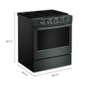 Kitchenaid® 5.0 Cu. Ft. Smart Slide-in Gas Range with Convection Cooking Modes and 2-in-1 Burner KSGS530SJP