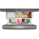 Whirlpool® 30 Cu. Ft. Family-Sized Capacity French door refrigerator with Flexible Tempearture Drawer WRMF3336SZ
