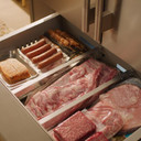 Kitchenaid® 30 cu. ft. French Door Refrigerator with Interior Water and Ice and FreshChill™ Full-Width Refrigerated Drawer KRMF336SPS