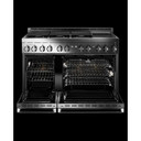 Jennair® 48" NOIR™ Gas Professional-Style Range with Chrome-Infused Griddle JGRP548HM