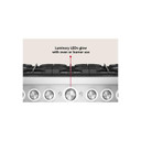 Kitchenaid® 36-Inch 6 Burner Commercial-Style Dual Fuel Range with No Preheat Air Fry Mode KFDS936SDC