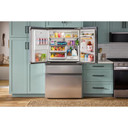 Whirlpool® 36-inch Wide True Counter Depth 4-Door French Door Refrigerator - 22 cu. ft. WRMC7036RZ