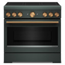 Kitchenaid® 36-Inch 6-Element Induction Freestanding Commercial-Style Range with Air Fry KFIS936SJP