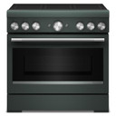 Kitchenaid® 36-Inch 6-Element Induction Freestanding Commercial-Style Range with Air Fry KFIS936SJP