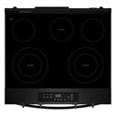 Whirlpool® 30-inch Electric Smart Range with No Preheat Mode and Steam Clean YWSES3330TB