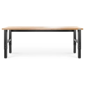 Gladiator® 8' (243.8 cm) Wide Adjustable Height Hardwood Workbench GAWB08HWEG