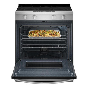 Whirlpool® 30-inch Electric Smart Range with No Preheat Mode and Steam Clean YWSES3330TS