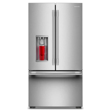 Kitchenaid® Counter-Depth French Door Refrigerator with Intelligent Auto Fill KRFC536SPS