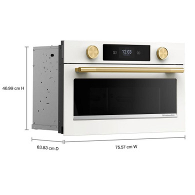 Kitchenaid® 30" Built In Microwave Oven with Air Fry KMBS730SPL