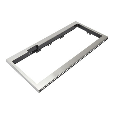 Built-In Low Profile Microwave Slim Trim Kit with Pocket Handle, Stainless Steel W11451314