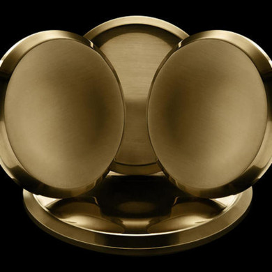 Set of 4 Range Large Brass Burner Caps W11323014