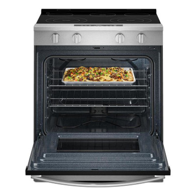 Whirlpool® 30-inch Electric Smart Range with No Preheat Mode and Steam Clean YWSES3330TS