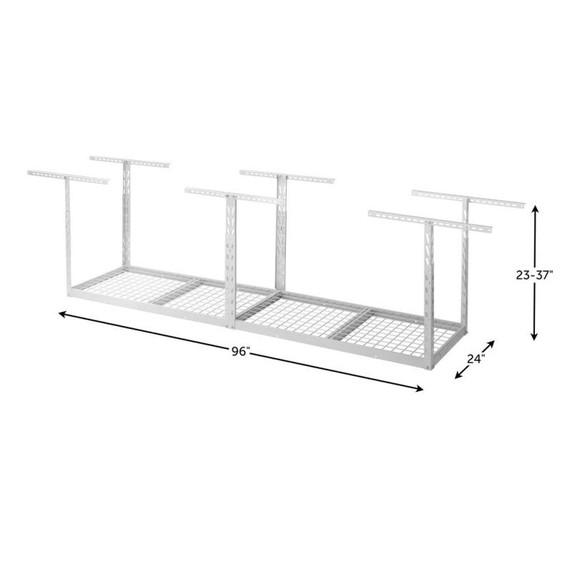 Gladiator® Overhead GearLoft™ Storage Rack 2' (61 cm) x 8' (243.8 cm) GALS28M2KW