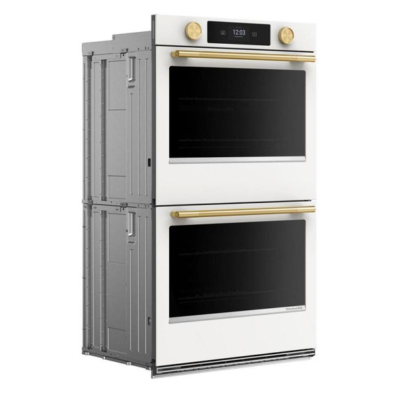 Kitchenaid® 30-inch Smart Electric Double Wall Oven with Assisted Cooking Modes KOED730SPL