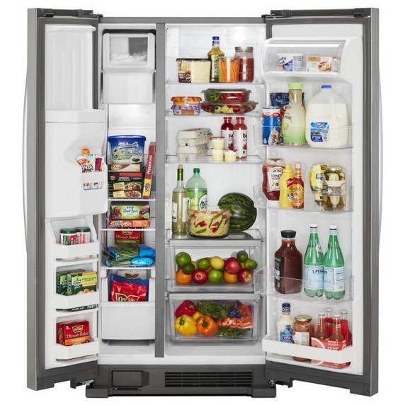 Whirlpool® 36-inch Wide Side-by-Side Refrigerator - 25 cu. ft. WRS315SDHZ
