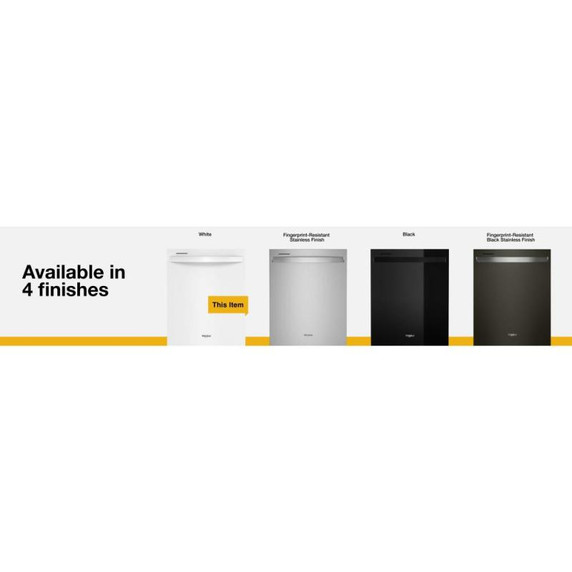 Whirlpool® 24” Stainless Steel Dishwasher with AI Intelligent Wash - 47 dBA WDT750SAKW