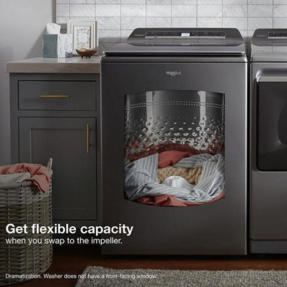 Whirlpool® 6.0 - 6.1 cu. ft. I.E.C. Top Load Washer with 2 in 1 Removable Agitator WTW8127LC