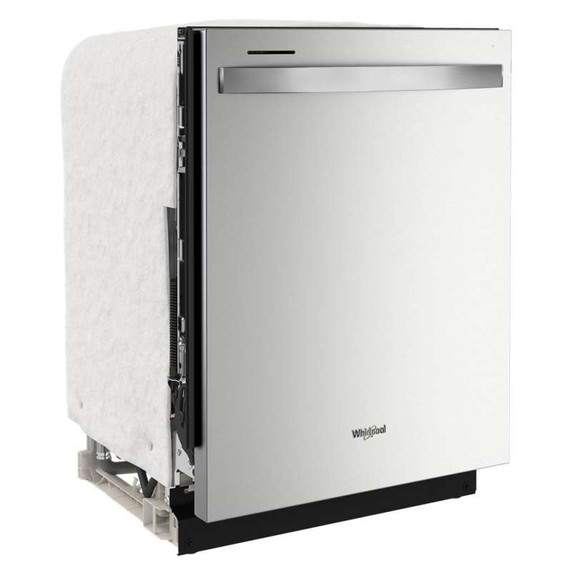 Whirlpool® 24” Stainless Steel Dishwasher with AI Intelligent Wash and Tall Top Rack WDT740SALZ