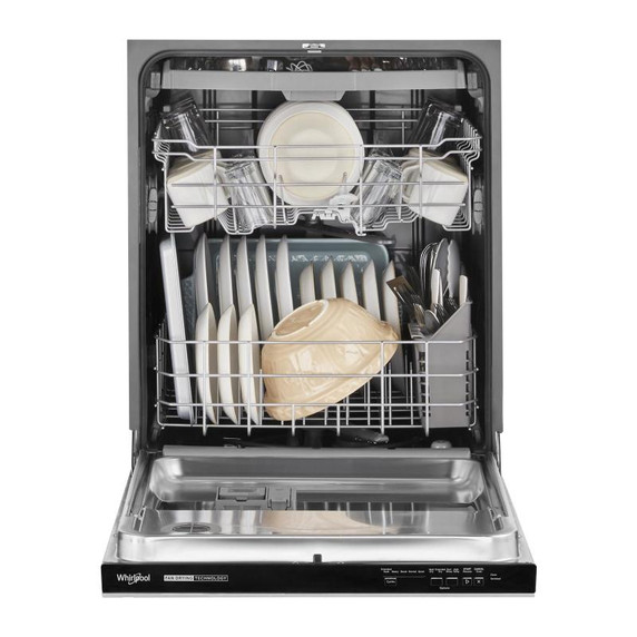 Whirlpool® 51 dBA Quiet Dishwasher with 3rd Rack and Pocket Handle WDP730HAMZ