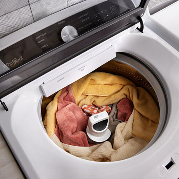 6.0-6.1 Cu. Ft. I.E.C. Whirlpool® Top Load Washer with Removable Agitator WTW6157PB