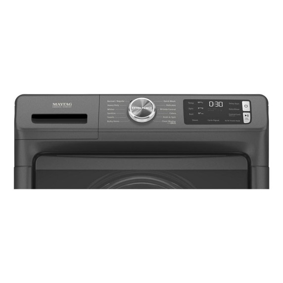 Maytag® Front Load Washer with Extra Power and 16-Hr Fresh Hold® option - 5.5 cu. ft. IEC MHW6630MBK