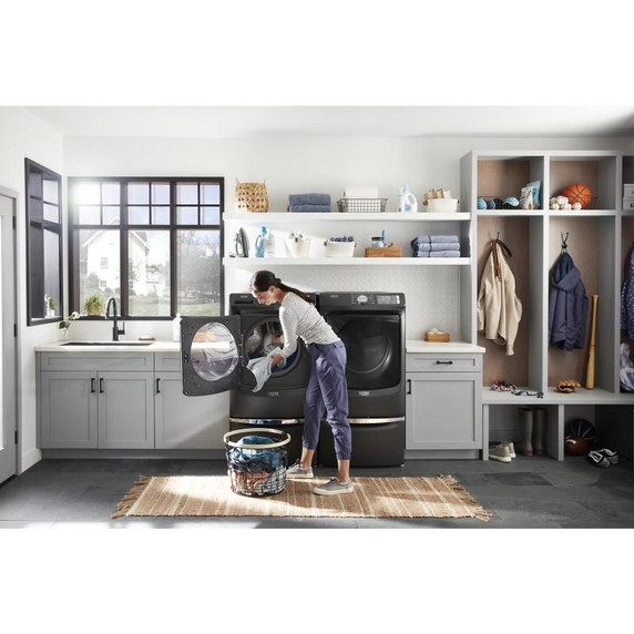 Maytag® Front Load Washer with Extra Power and 16-Hr Fresh Hold® option - 5.5 cu. ft. IEC MHW6630MBK