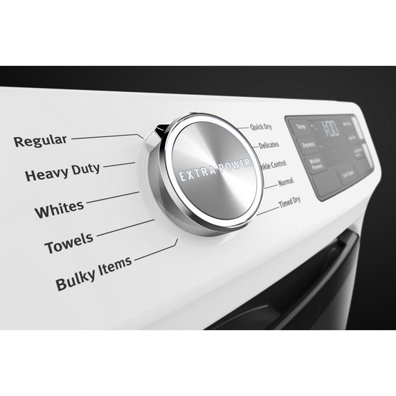 Maytag® Front Load Electric Dryer with Extra Power and Quick Dry cycle - 7.3 cu. ft. YMED5630HW