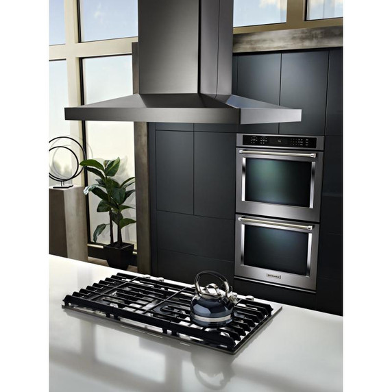 Kitchenaid® 36" Island-Mount, 3-Speed Canopy Hood KVIB606DSS