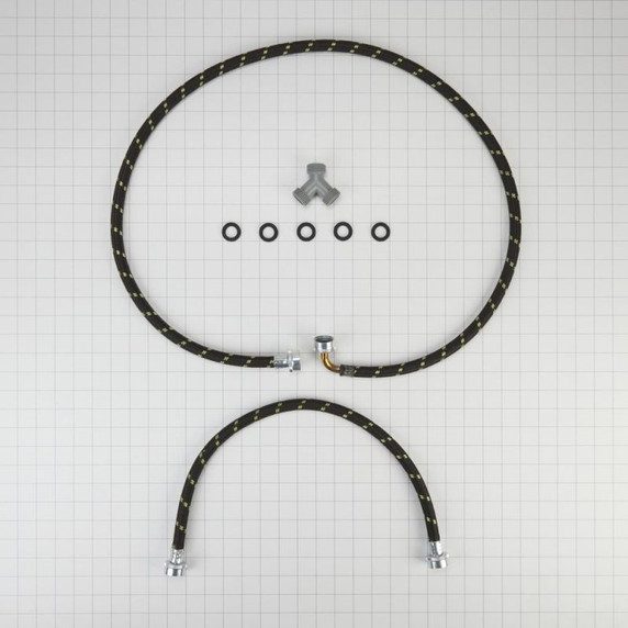 Hose Kit for Steam Dryer - (1) 2' hose, (1) 5' hose W10623830
