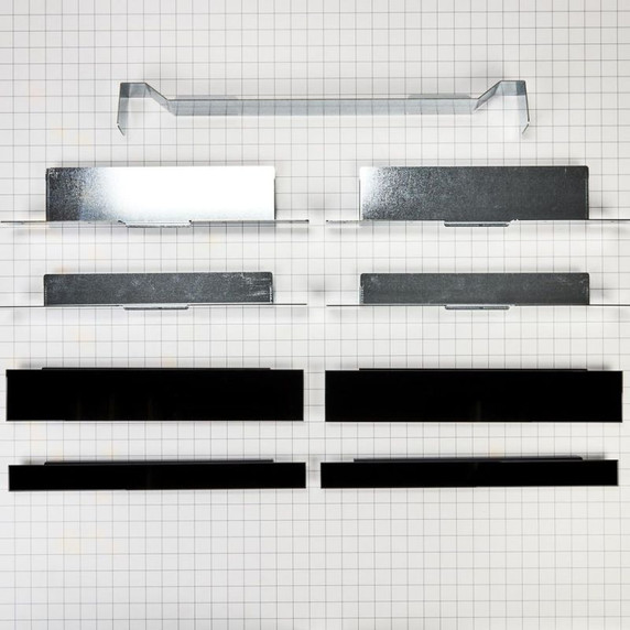 Built-In Oven/Microwave/Coffee Machine Side Trim Cover Kit, Black/Noir W11290015