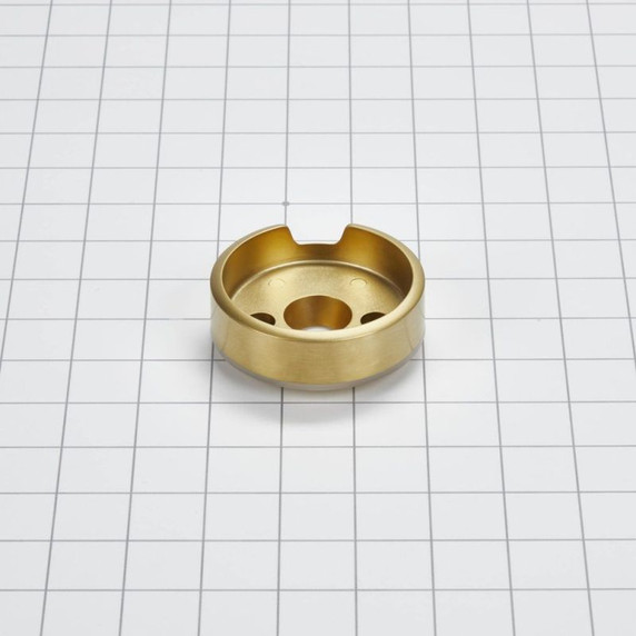 Range Brass Knob Bezel, Surface/Grille W11316873