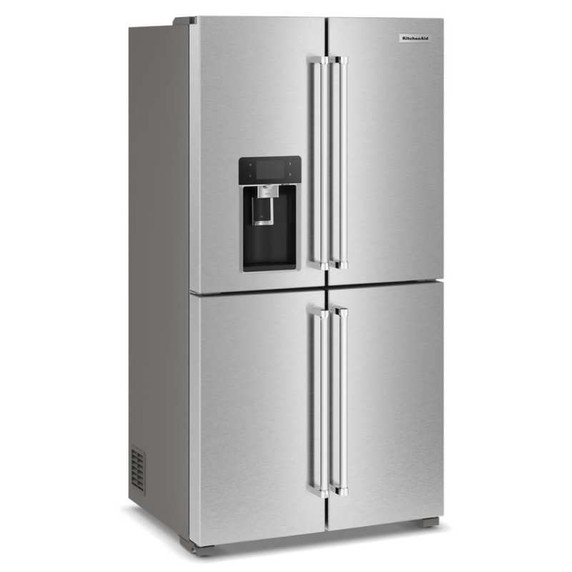 Kitchenaid® 36" Counter-Depth 19.4 Cu Ft 4-Door Refrigerator with Flexible Temperature Zone KRQC736RPS