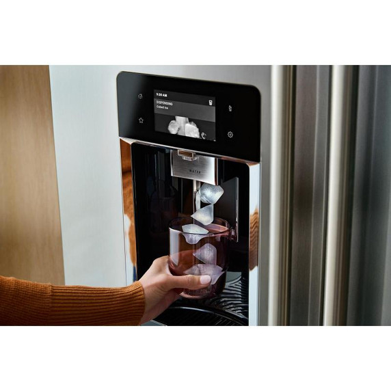 Kitchenaid® 36" Counter-Depth 19.4 Cu Ft 4-Door Refrigerator with Flexible Temperature Zone KRQC736RPS