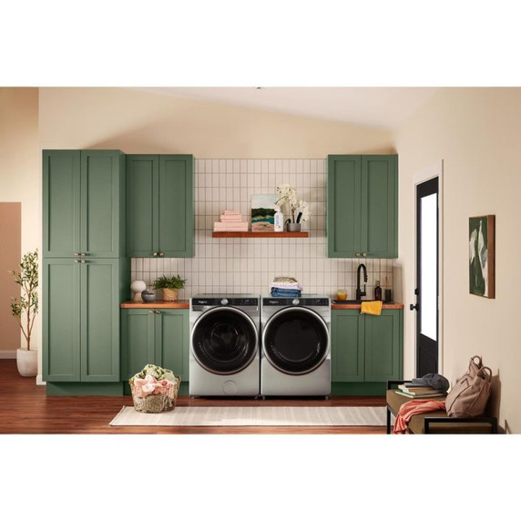 Whirlpool® 5.8 cu. ft. I.E.C. Smart Front Load ENERGY STAR® Certified Washer with FreshFlow™ Vent System and Intelligent Wash WFW6720RR
