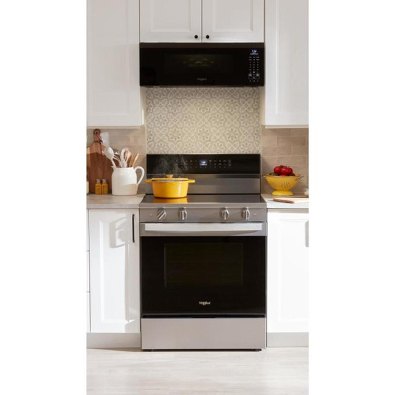 Whirlpool® 1.1 cu. ft. Smart Low Profile Microwave Hood Combination with 450 CRM 4-Speed Venting YWMML5530RV